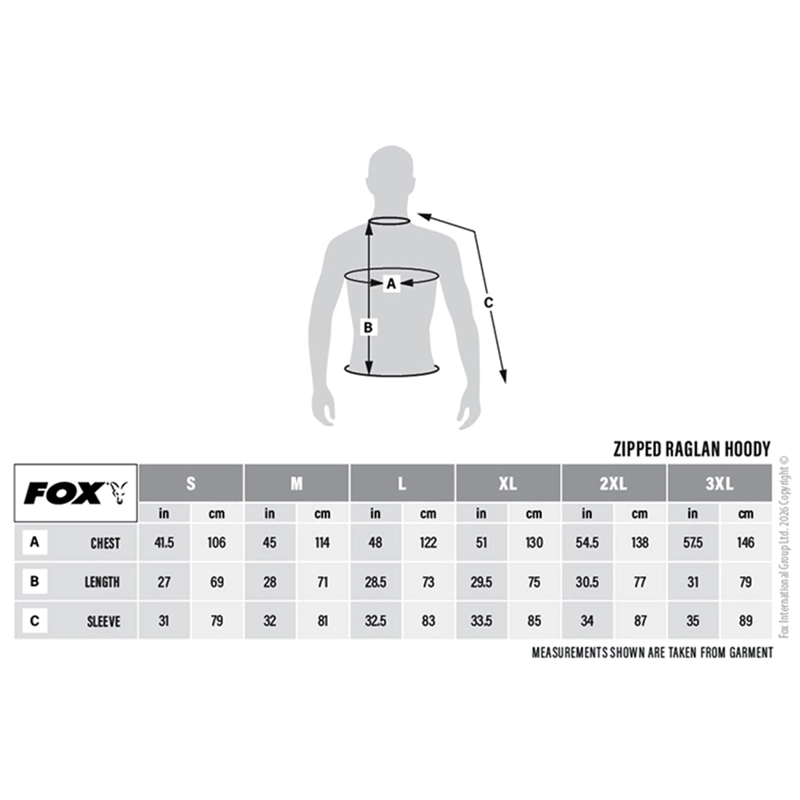 Fox Collection Zipped Hoody Black